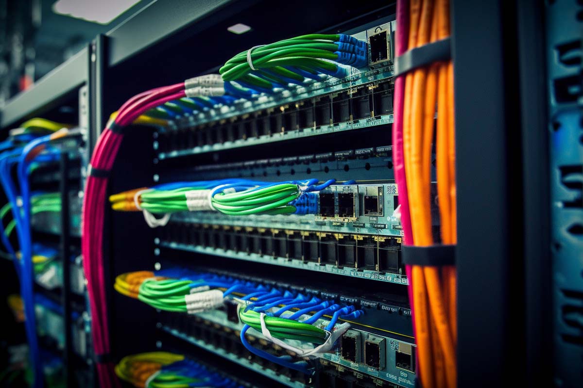 Patch panel düzen örneği